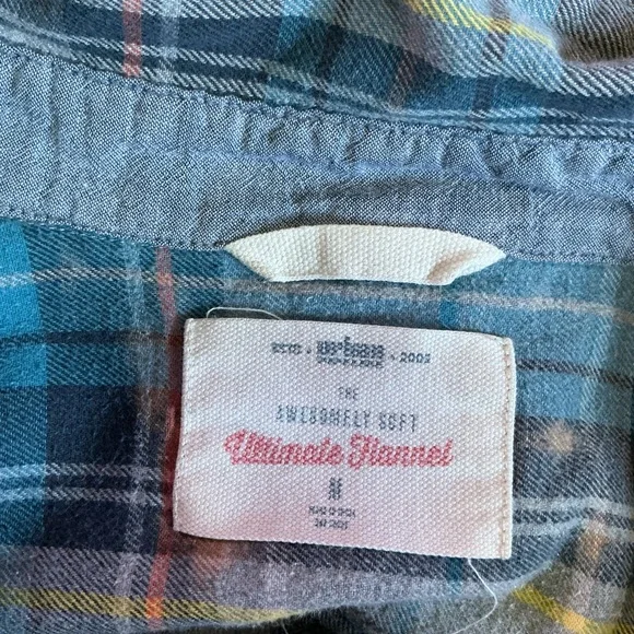 Urban pipeline acid washed plaid flannel shirt - Picture 2 of 9